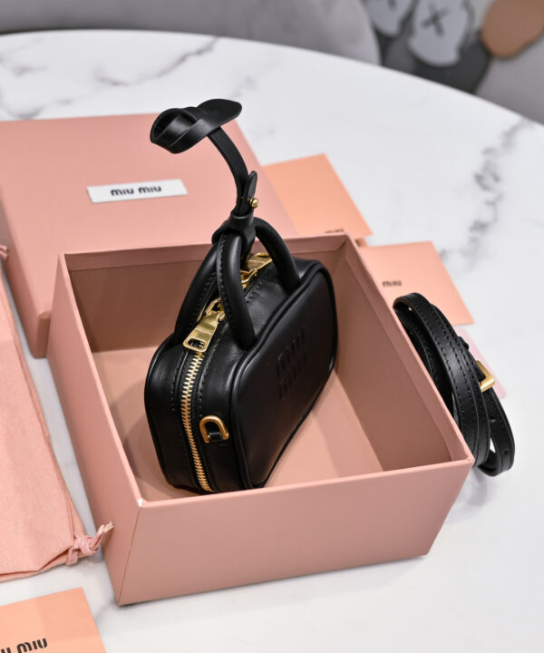 Beau leather micro bag