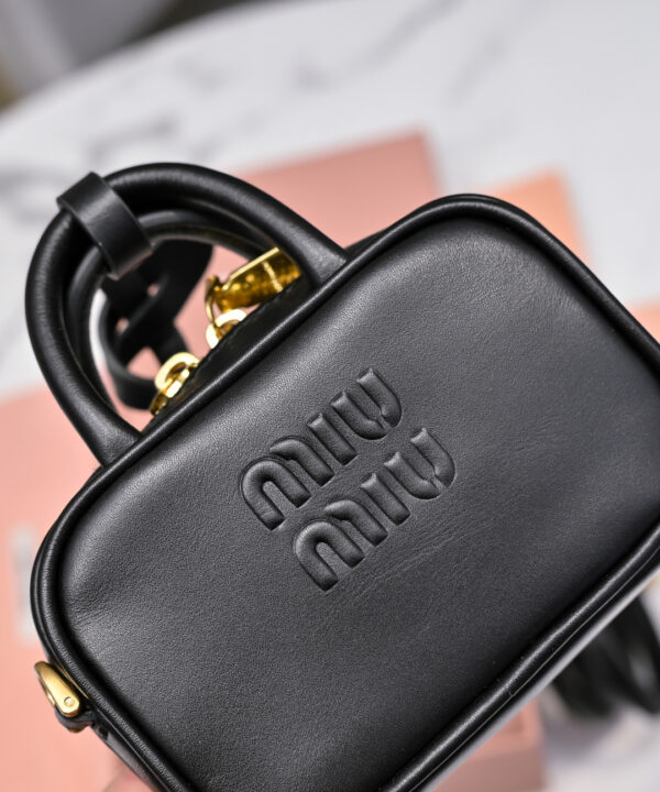 Beau leather micro bag