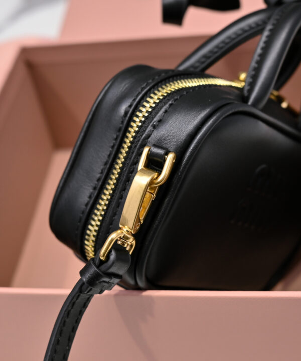 Beau leather micro bag