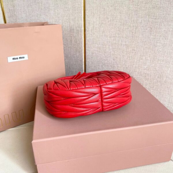 Wander matelassé nappa leather hobo bag