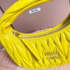 Wander matelassé nappa leather hobo bag  Sunny Yellow